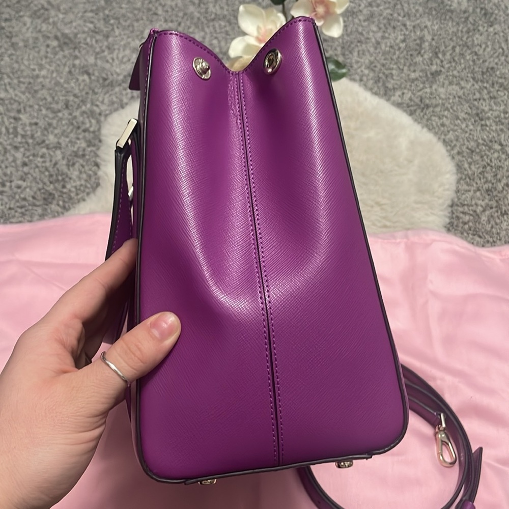 ✨NWOT Kate Spade Newbury Lane Loden Veryberry purple handbag✨ - Picture 11 of 13